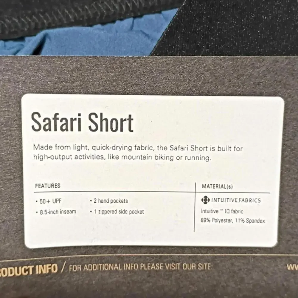 NWT Flylow M's Safari Active Wear Short River Mens Size XL - Picture 6 of 11